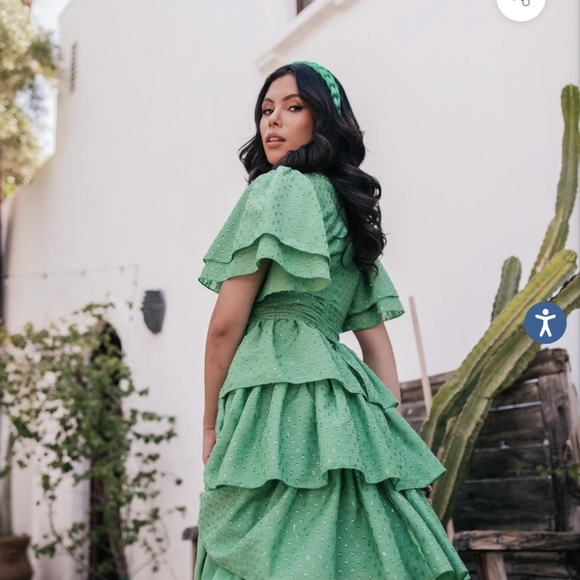 Jessakae medium green Selena dress - Picture 3 of 3